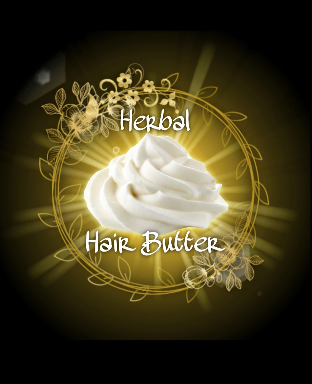  Herbal Infused Hair Butter, Front